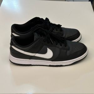 Nike Dunk Low black and white size 9.5